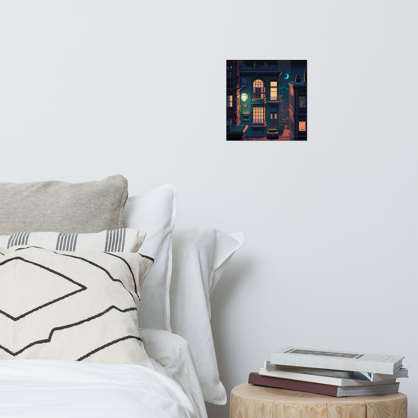 Pixel Night Home Poster