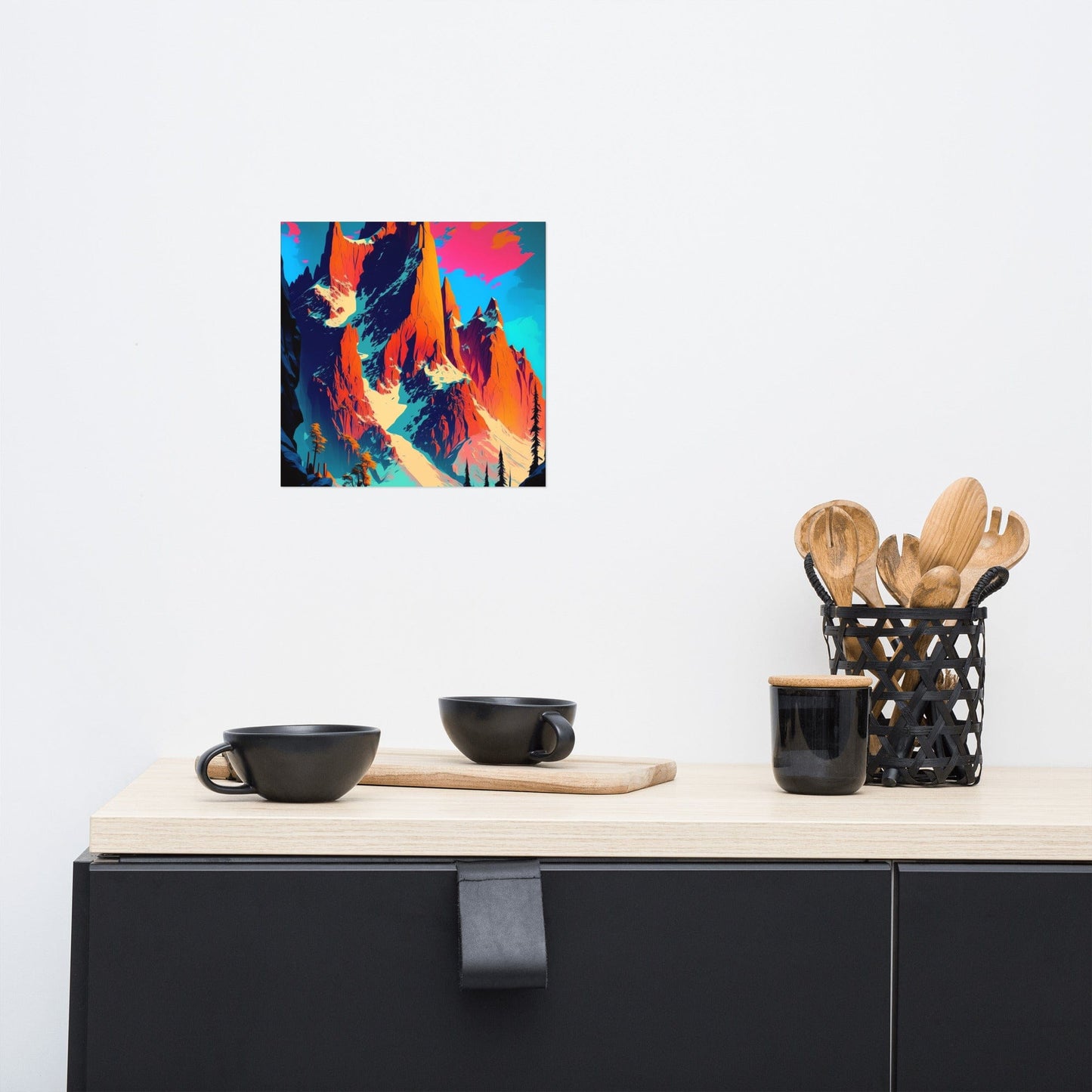 Minimalist Mountain Poster