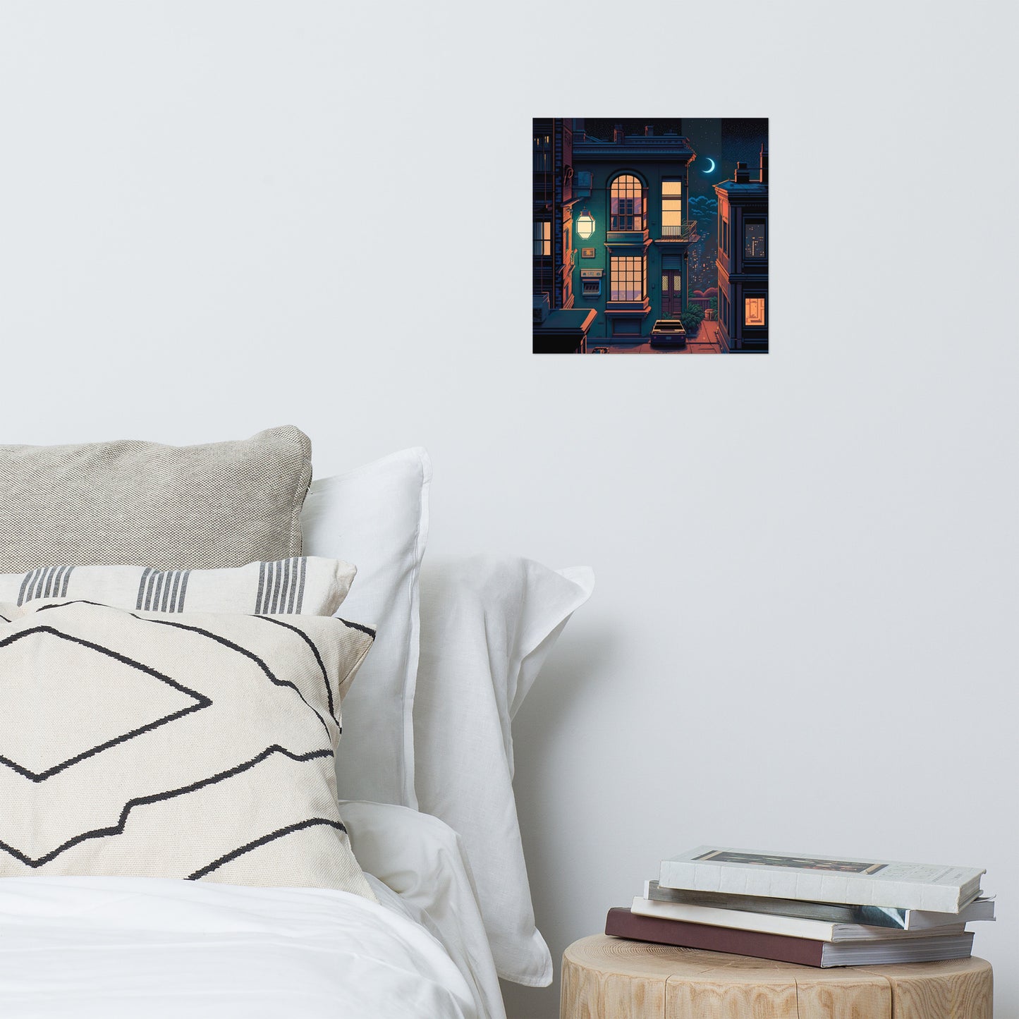 Pixel Night Home Poster