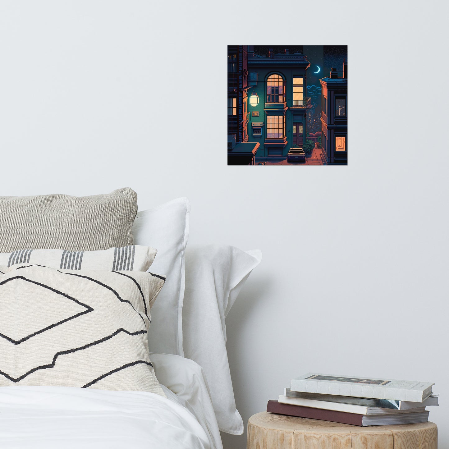 Pixel Night Home Poster