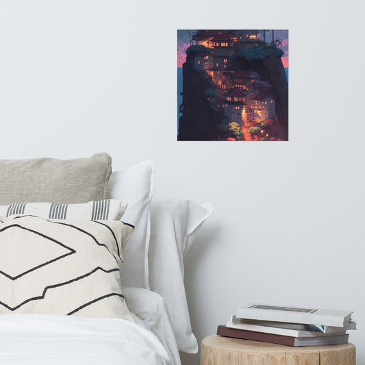 Tropical Pirate Island Poster