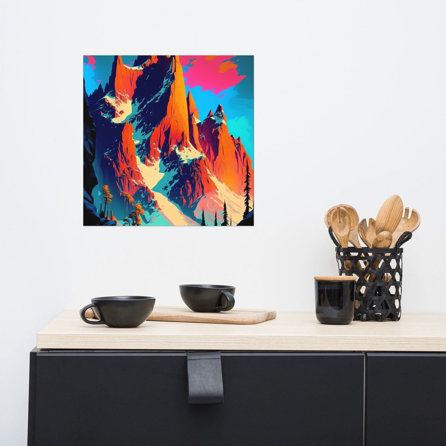 Minimalist Mountain Poster