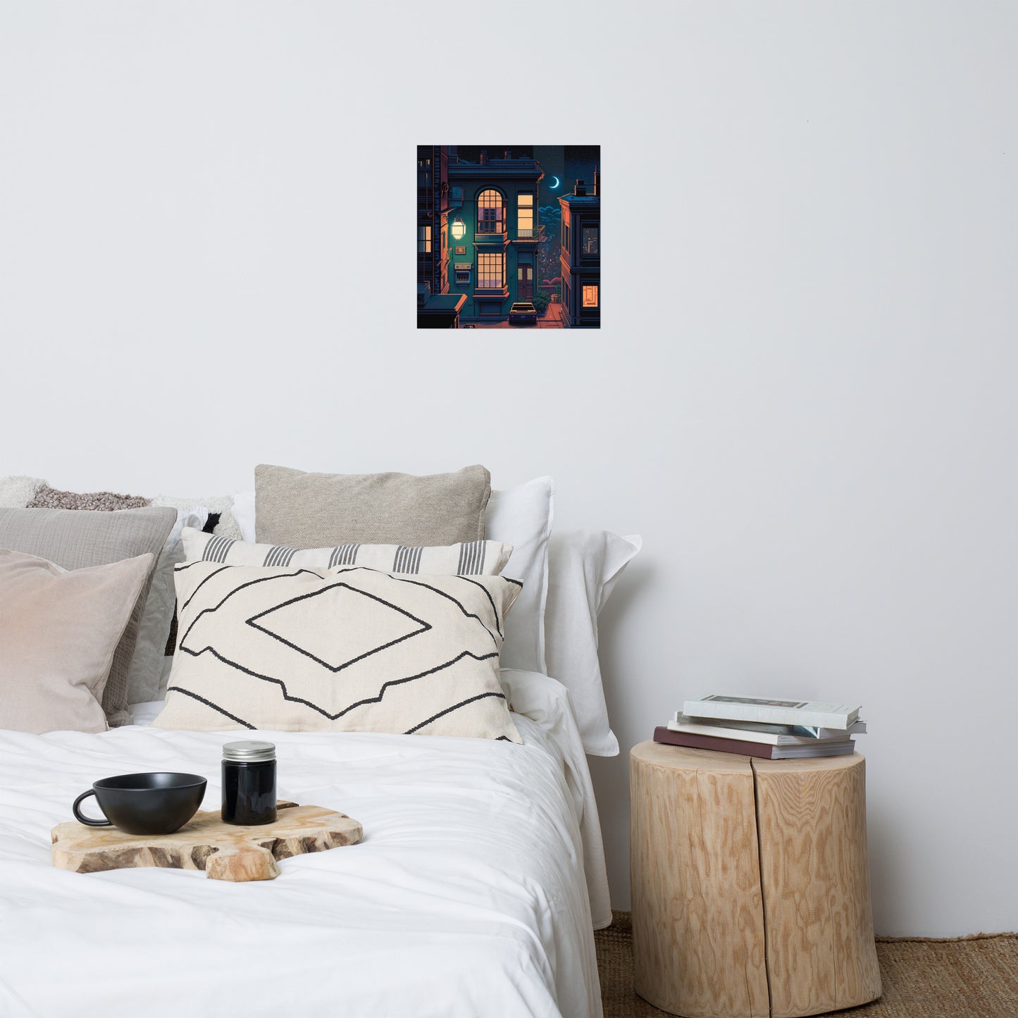 Pixel Night Home Poster
