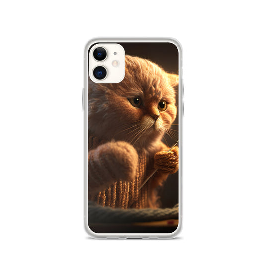 Knit Cat iPhone Case