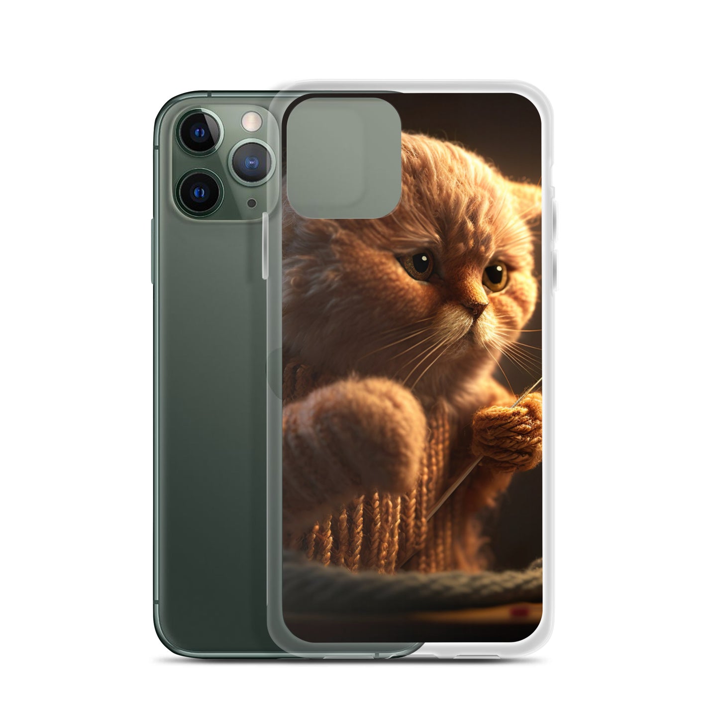 ニット猫iPhoneケース