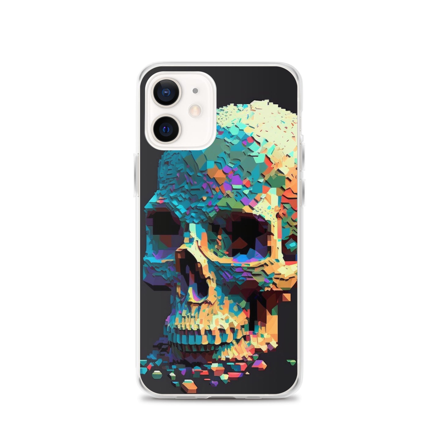 Pixel Skull iPhone Case