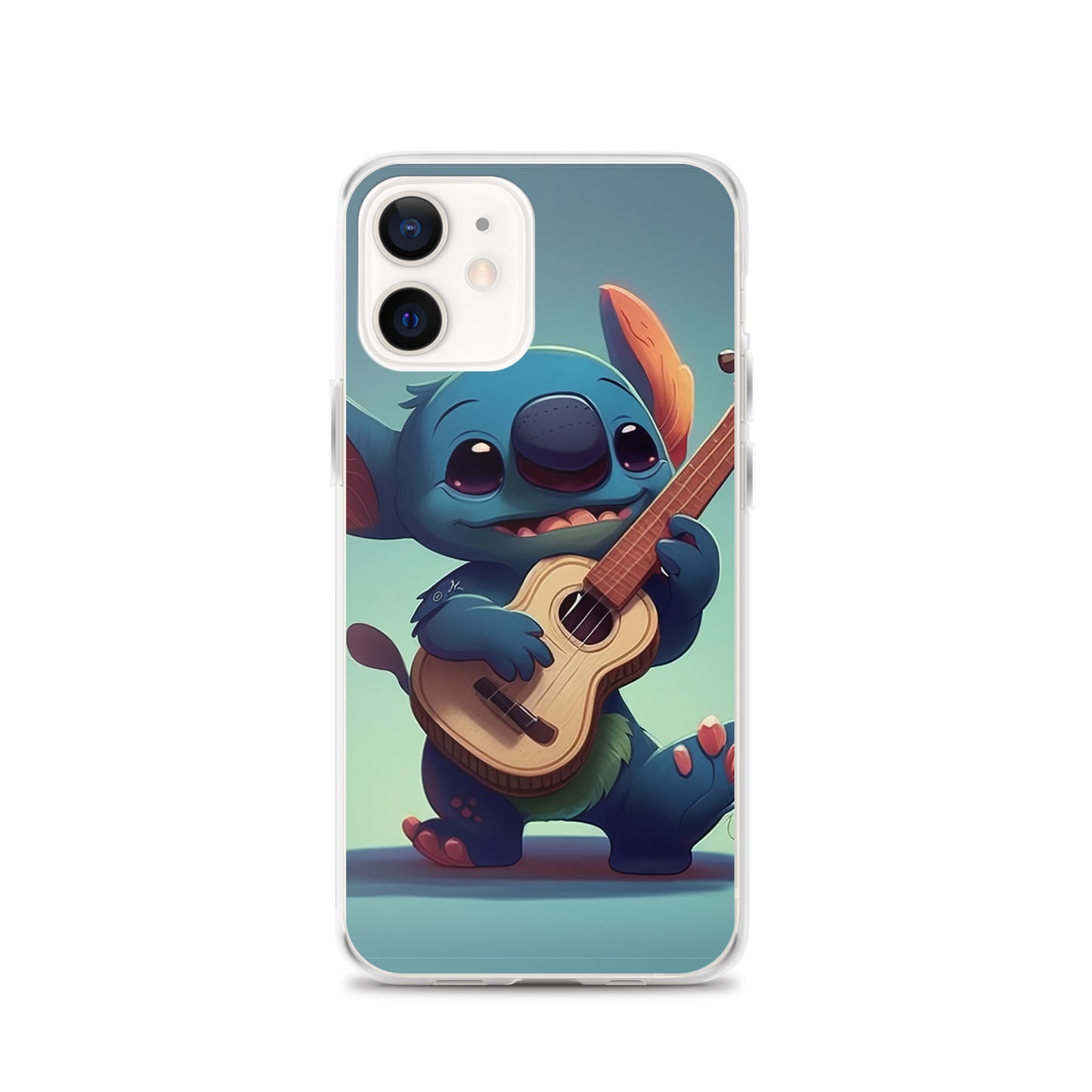 Stitch with ukulele iPhone Case