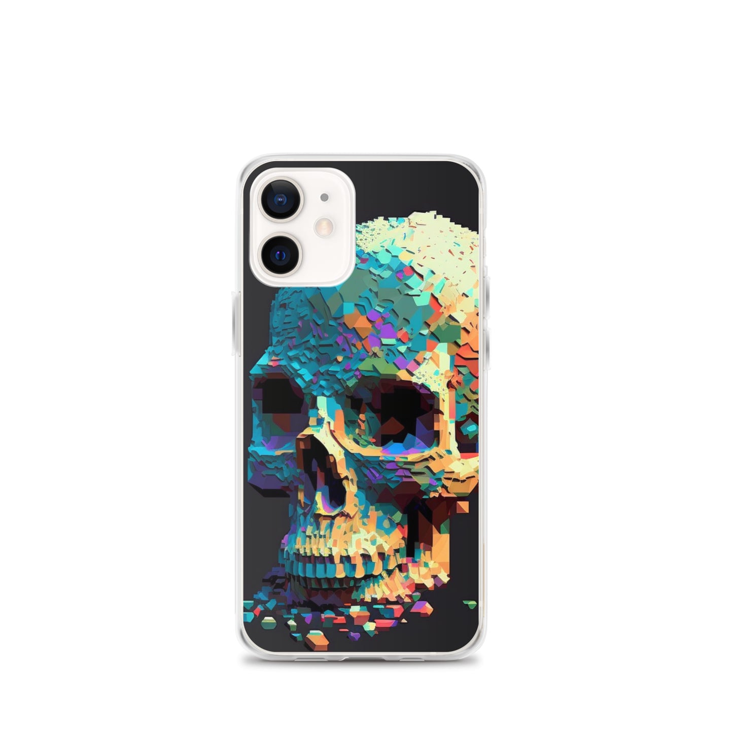 Pixel Skull iPhone Case