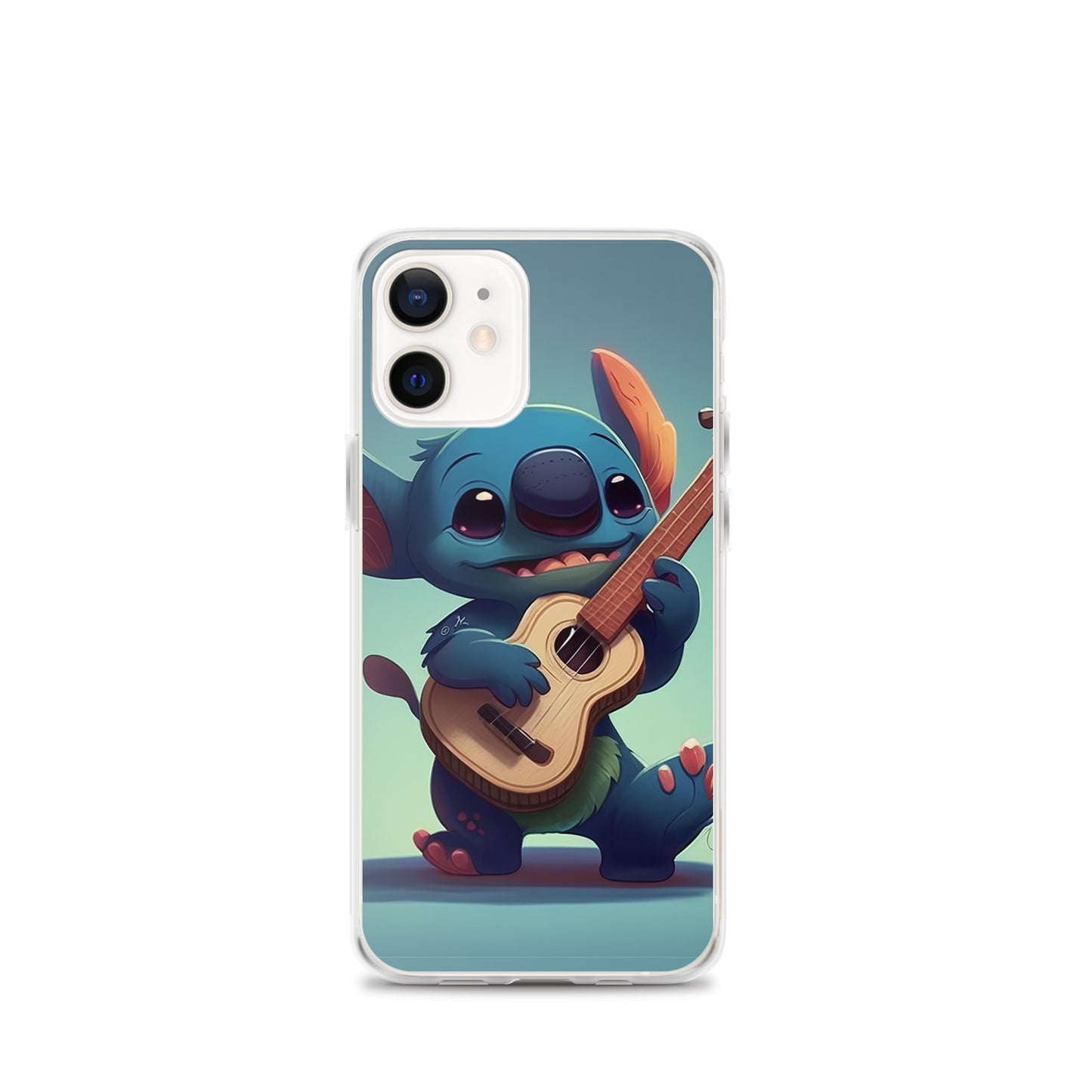 Stitch with ukulele iPhone Case