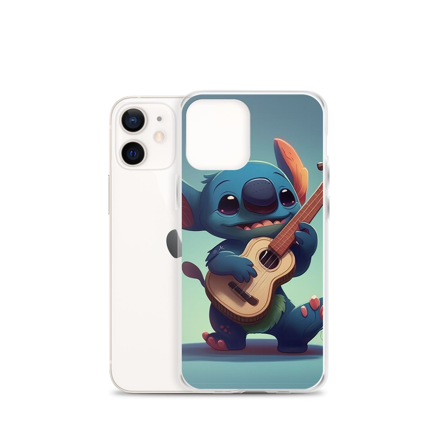 Stitch with ukulele iPhone Case