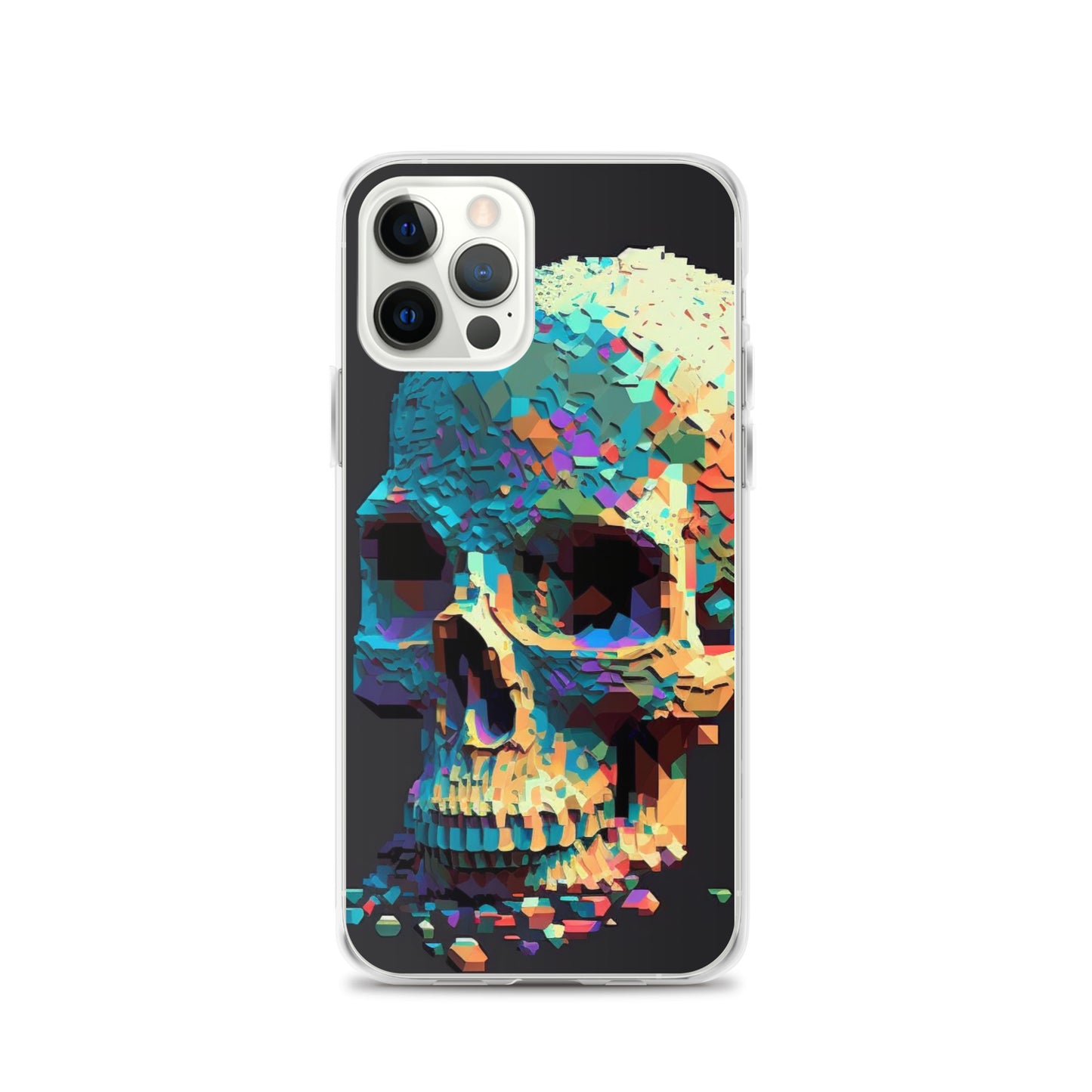 Pixel Skull iPhone Case