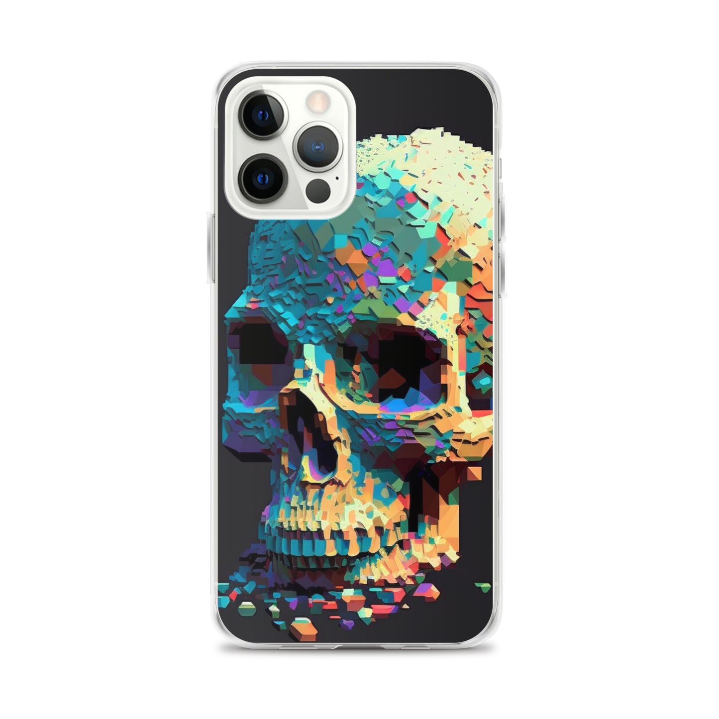 Pixel Skull iPhone Case