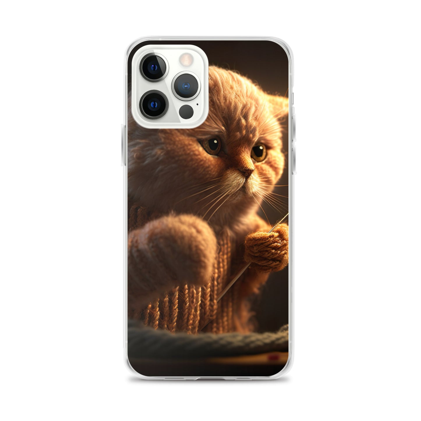 ニット猫iPhoneケース