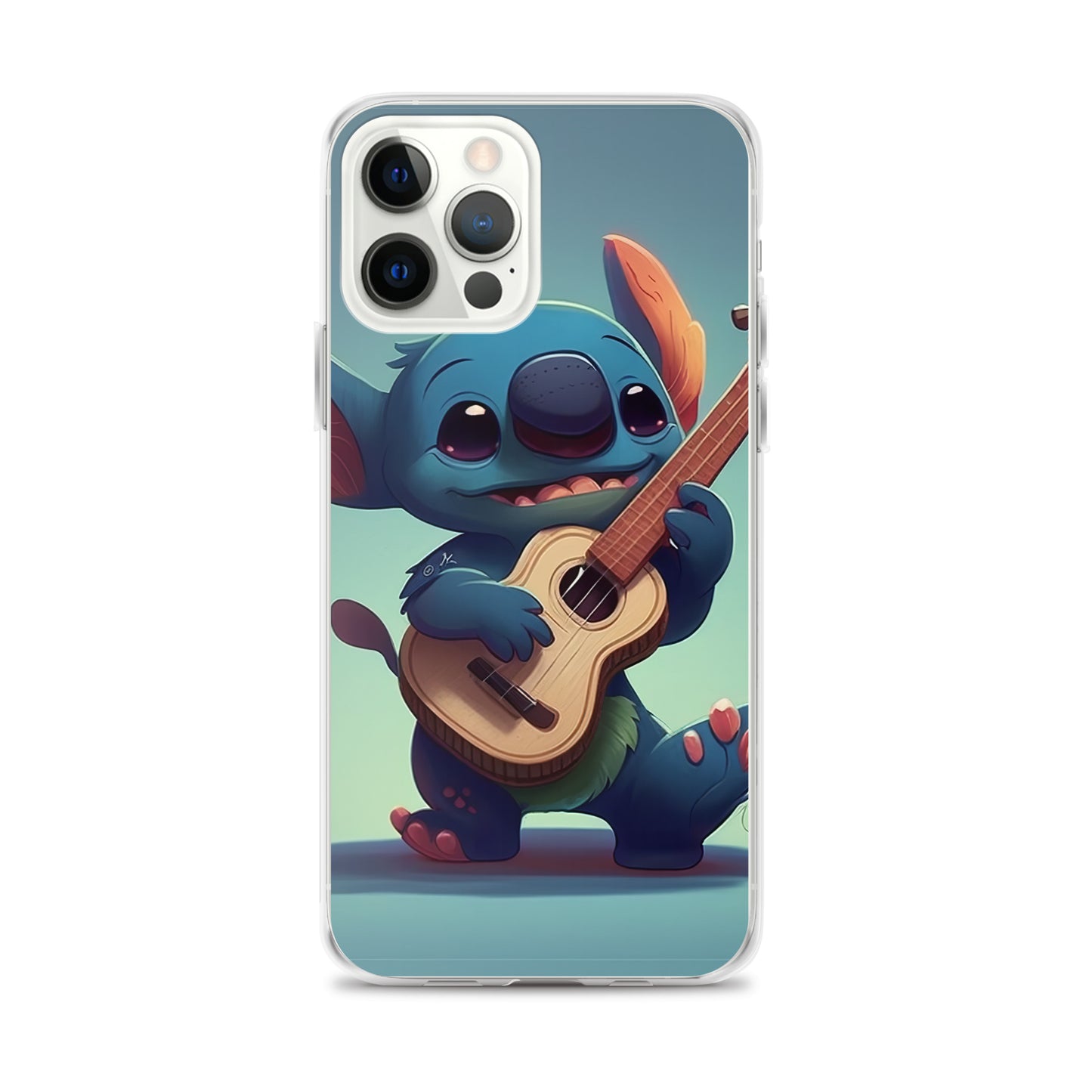 Stitch with ukulele iPhone Case