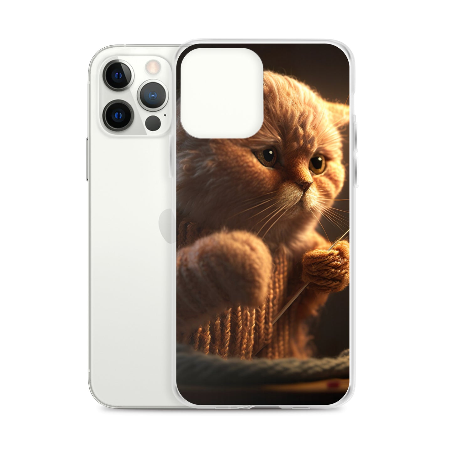 ニット猫iPhoneケース