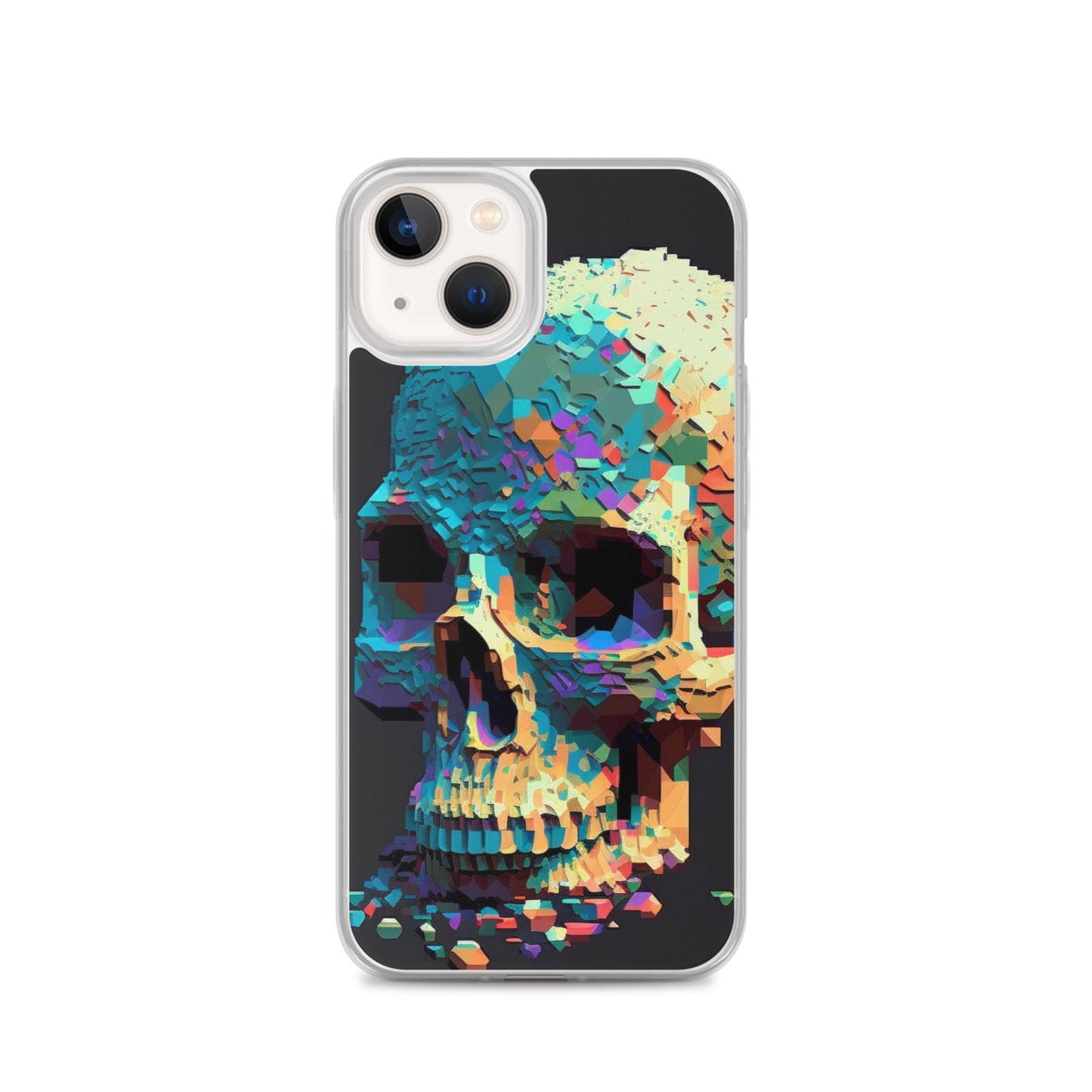 Pixel Skull iPhone Case