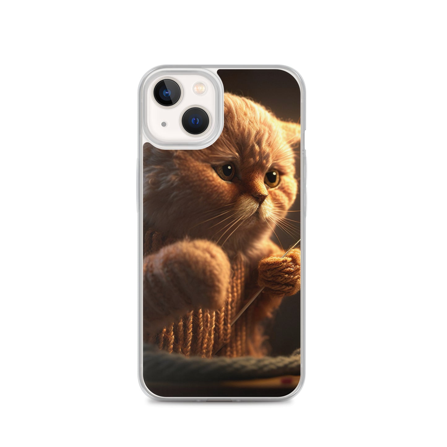 ニット猫iPhoneケース