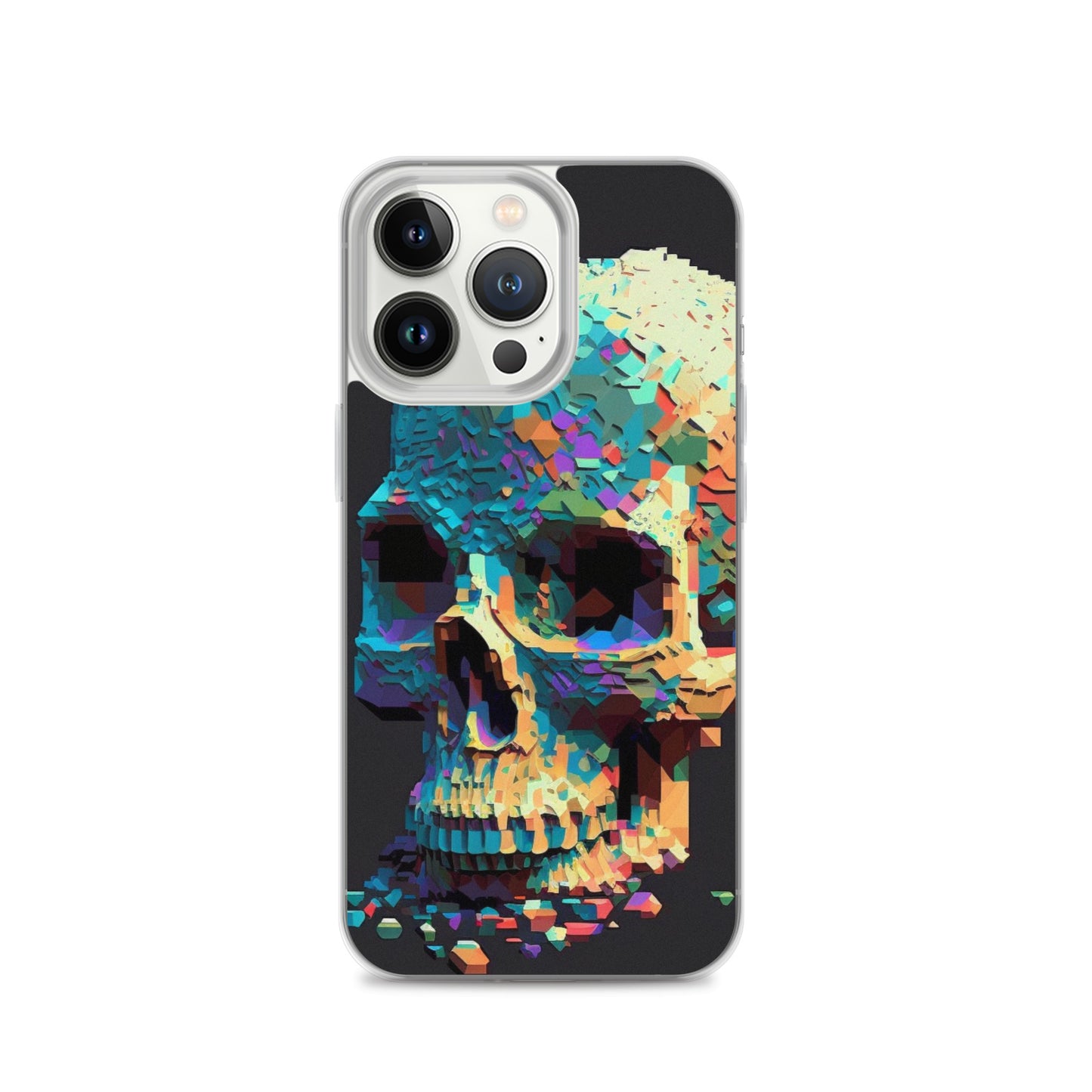 Pixel Skull iPhone Case