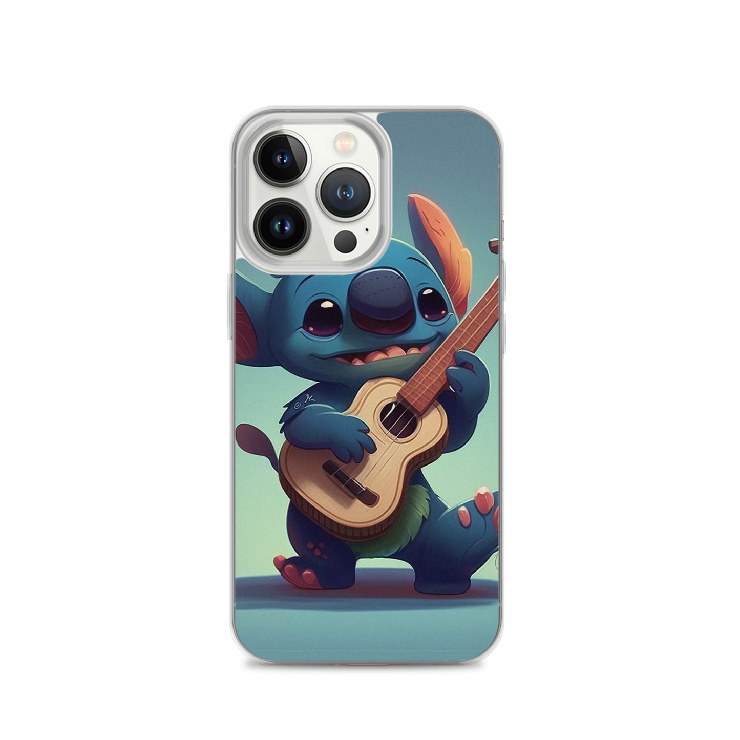 Stitch with ukulele iPhone Case