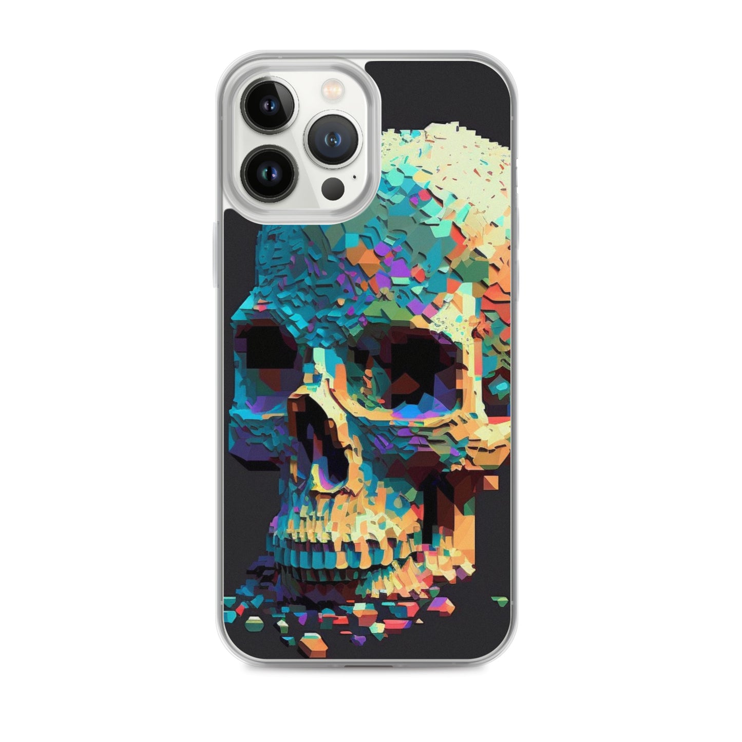 Pixel Skull iPhone Case