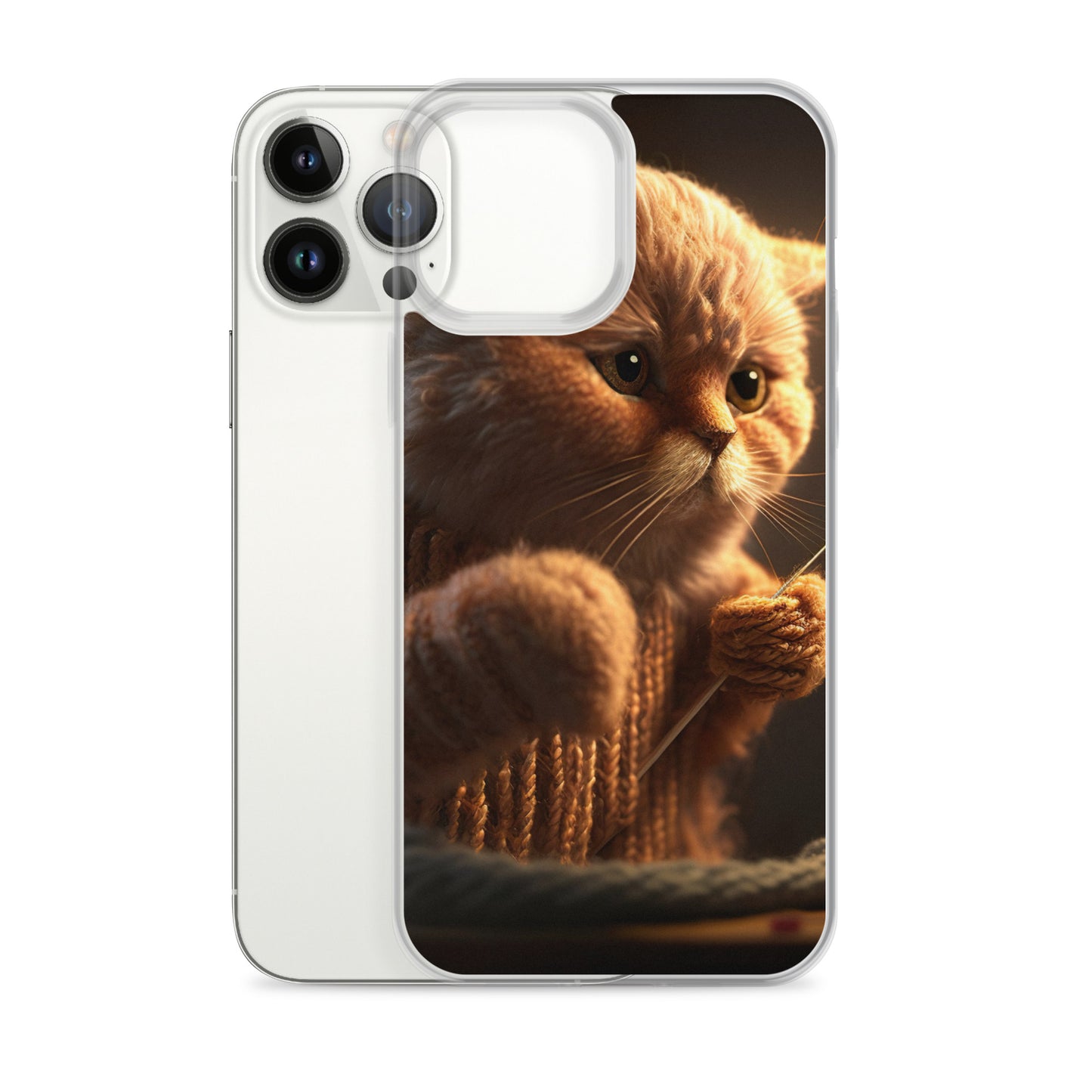 ニット猫iPhoneケース