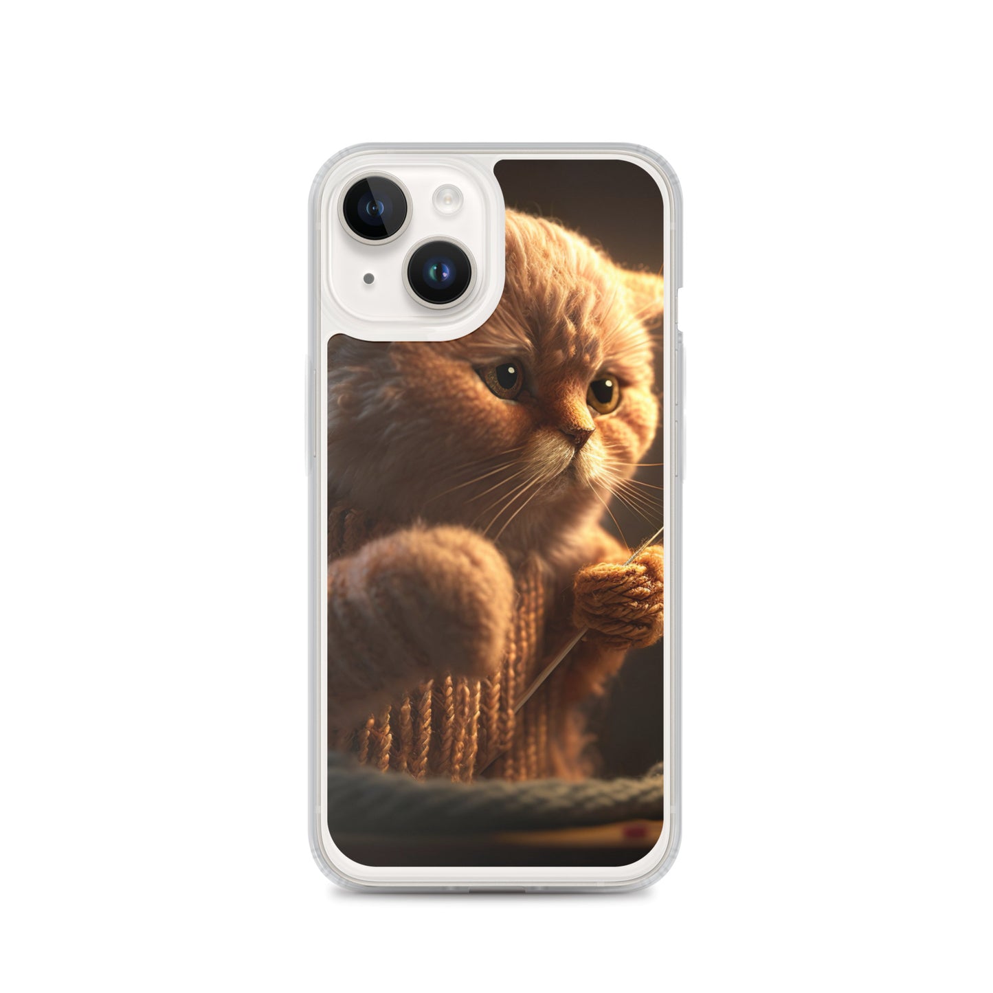 ニット猫iPhoneケース