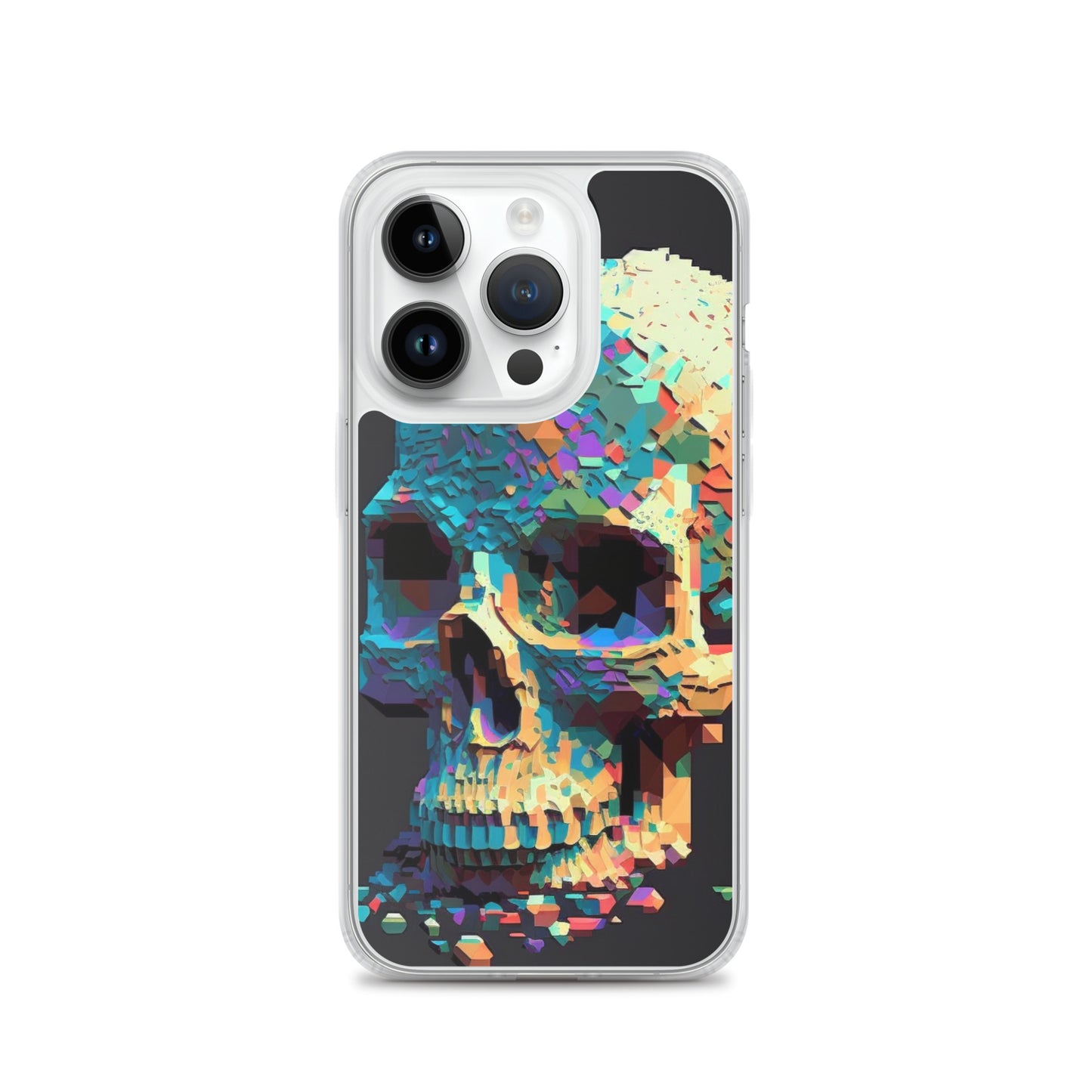 Pixel Skull iPhone Case