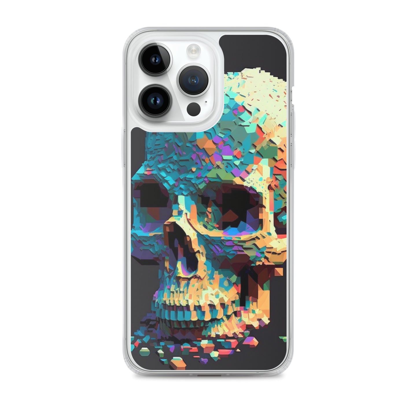 Pixel Skull iPhone Case