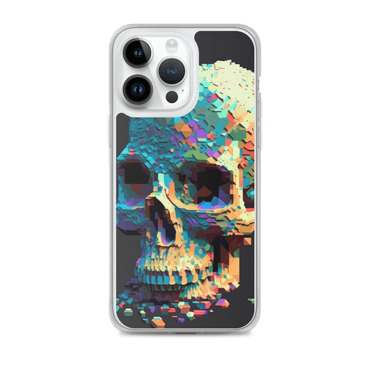 Pixel Skull iPhone Case