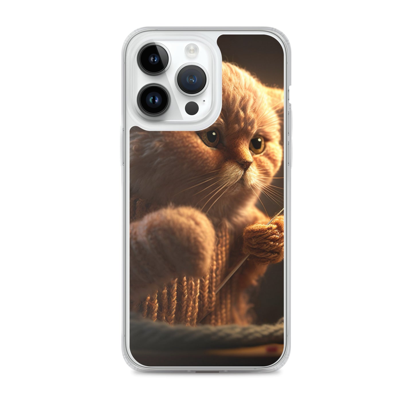 ニット猫iPhoneケース