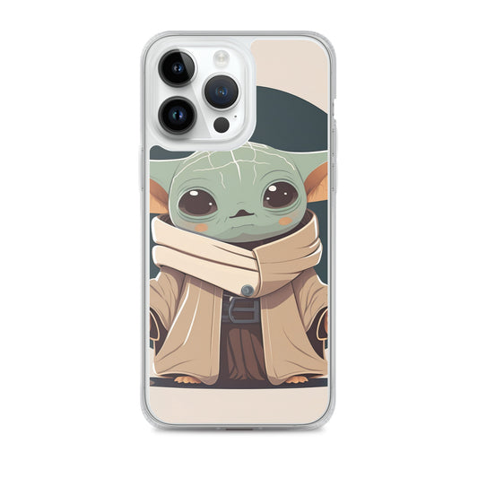 Cartoon Baby Yoda iPhone Case