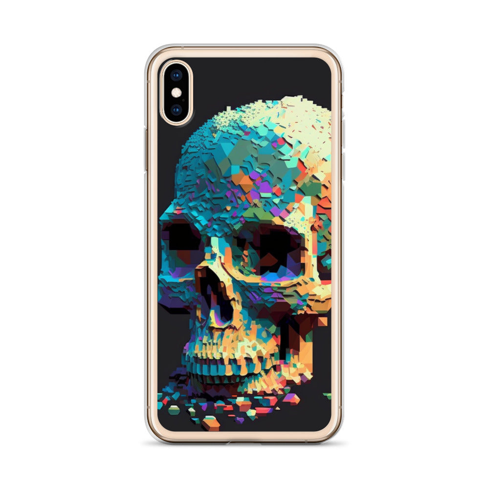 Pixel Skull iPhone Case