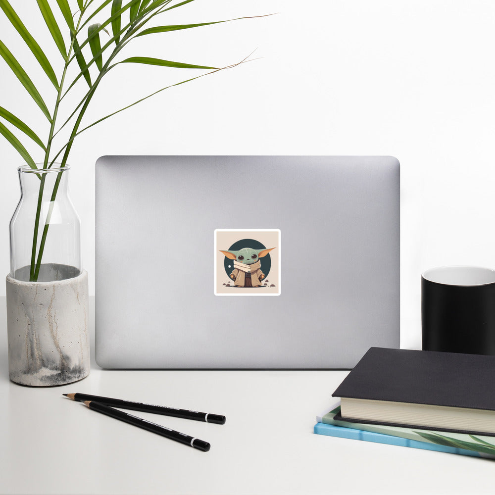 Cartoon Baby Yoda stickers