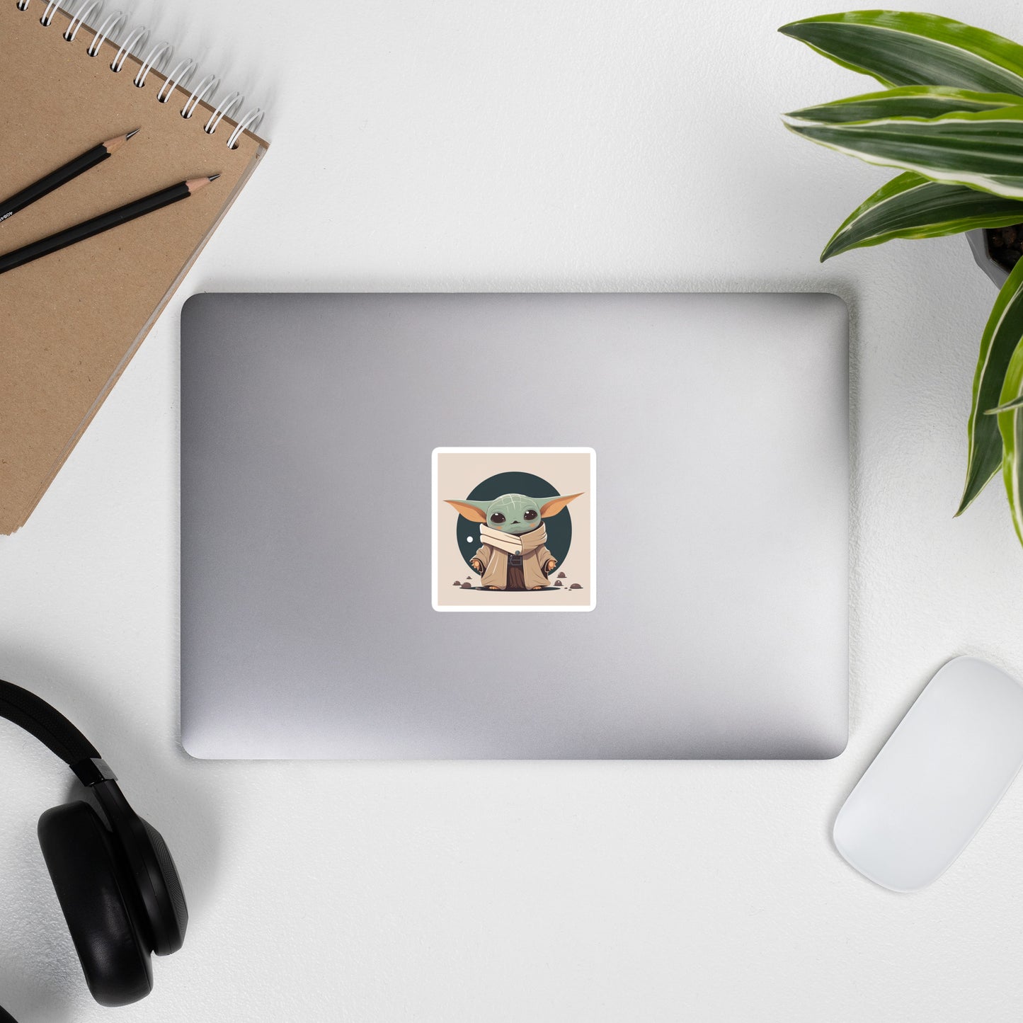 Cartoon Baby Yoda stickers