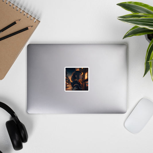 Anime Girl Night stickers