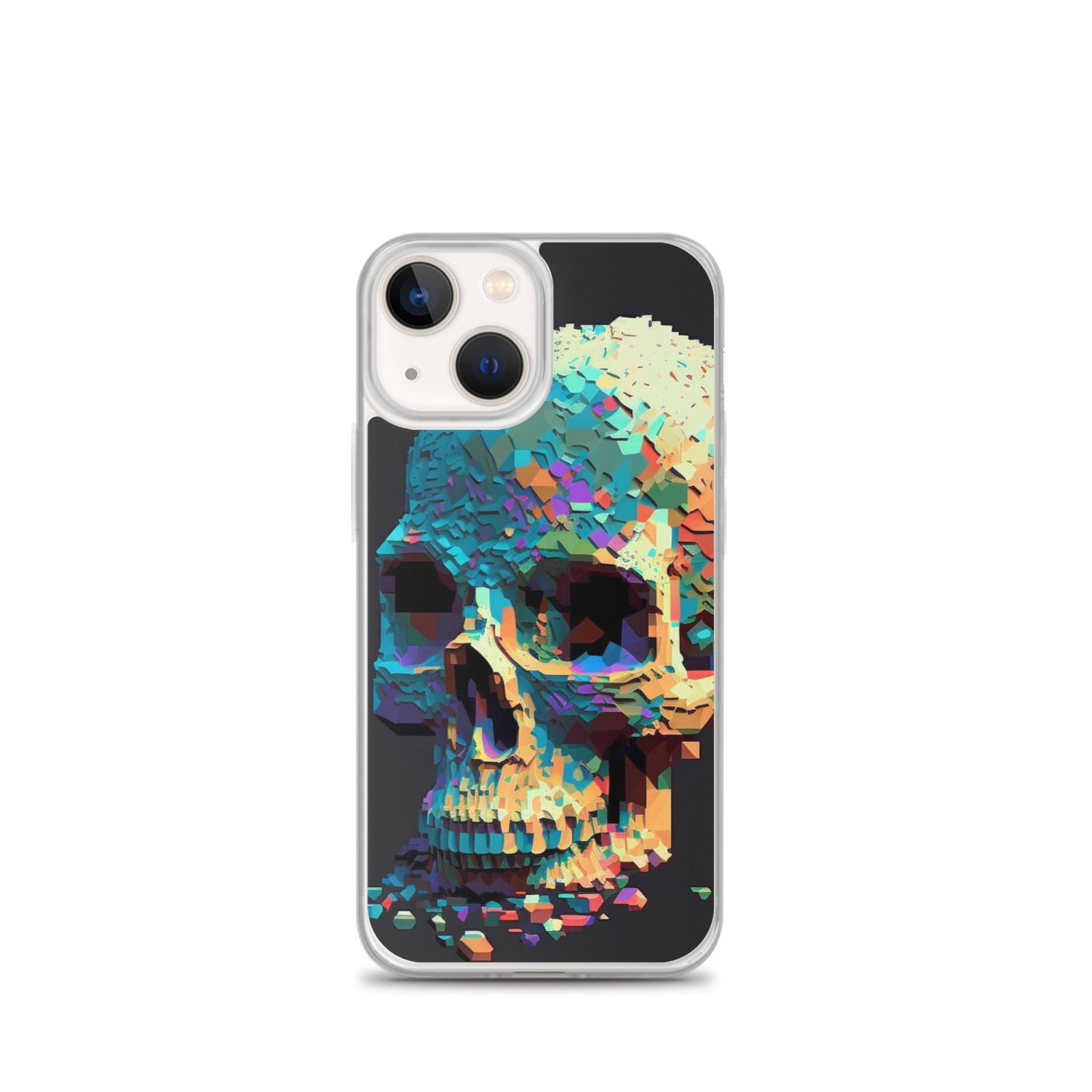 Pixel Skull iPhone Case